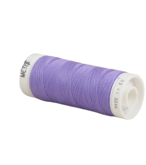 Bobine fil polyester 200m Oeko Tex fabriqué en Europe violet mauve