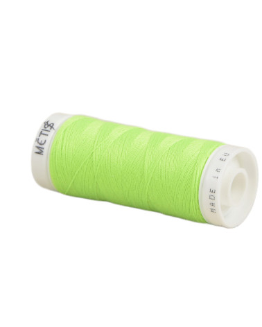 Spool of polyester thread 200m Oeko Tex made in Europe yellow green char
