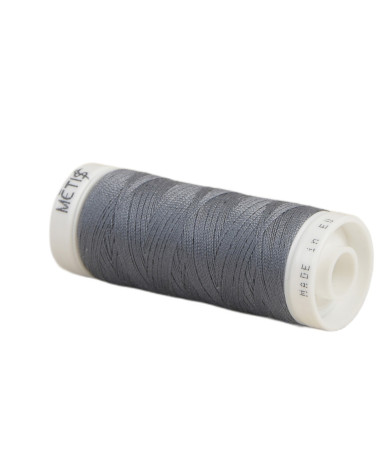 Spool of polyester thread 200m Oeko Tex made in Europe steel gray