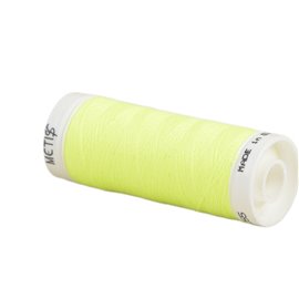 Bobine fil polyester 200m Oeko Tex fabriqué en Europe jaune vert clair