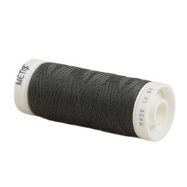 Bobine fil polyester 200m Oeko Tex fabriqué en Europe gris sol