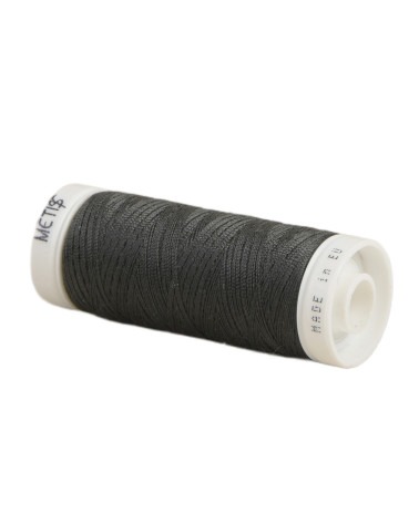 Spool of polyester thread 200m Oeko Tex made in Europe gray ground