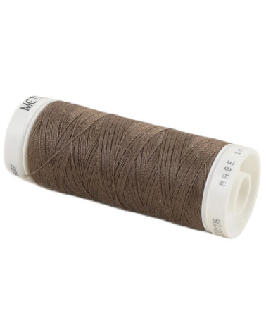 Spool of polyester thread 200m Oeko Tex made in Europe brown