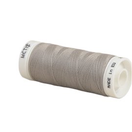 Bobine fil polyester 200m Oeko Tex fabriqué en Europe gris argile