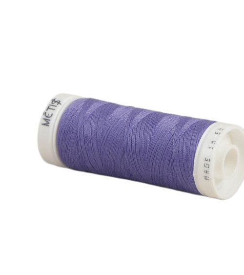 Bobine fil polyester 200m Oeko Tex fabriqué en Europe violet fleur