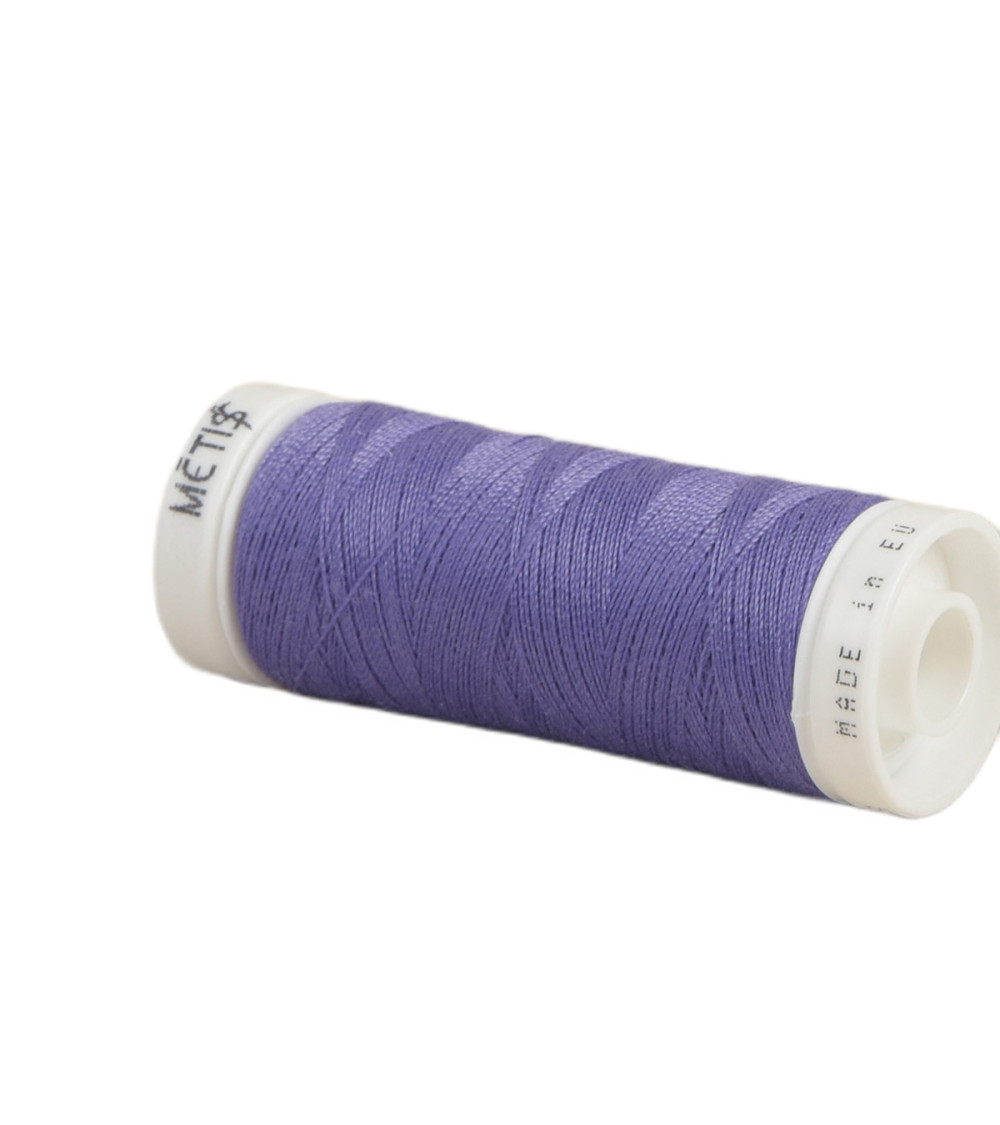 Polyester thread spool 200m Oeko Tex made in Europe purple flower