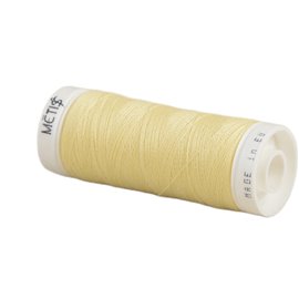 Bobine fil polyester 200m Oeko Tex fabriqué en Europe jaune sable