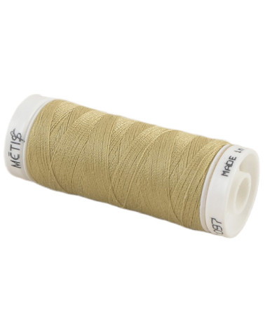 Spool of polyester thread 200m Oeko Tex made in Europe peanut beige