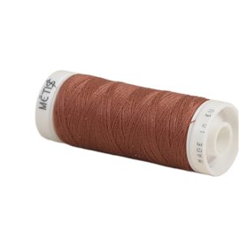 Bobine fil polyester 200m Oeko Tex fabriqué en Europe rouge cuivre