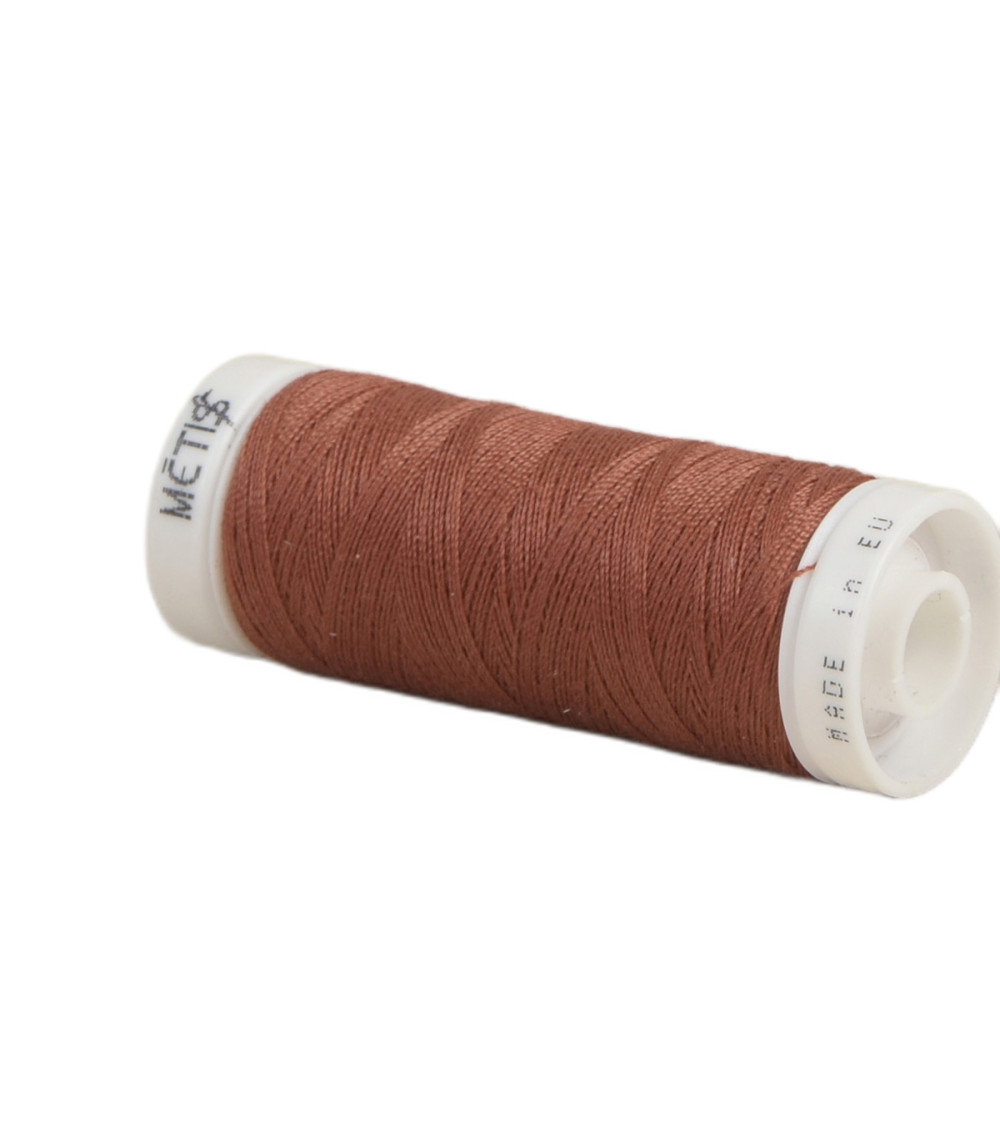 Polyester thread spool 200m Oeko Tex made in Europe copper red