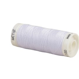 Bobine fil polyester 200m Oeko Tex fabriqué en Europe blanc
