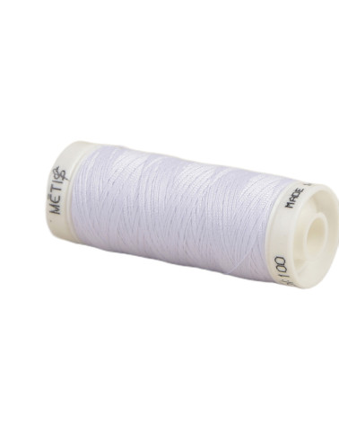 Spool of polyester thread 200m Oeko Tex made in Europe white