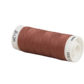 Bobine fil polyester 200m Oeko Tex fabriqué en Europe rouge à lèvres