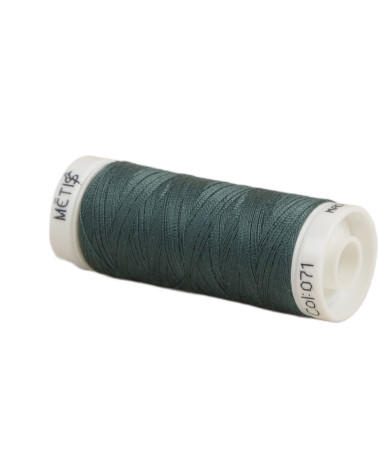 Bobina de hilo de poliéster 200m Oeko Tex fabricado en Europa verde cristal