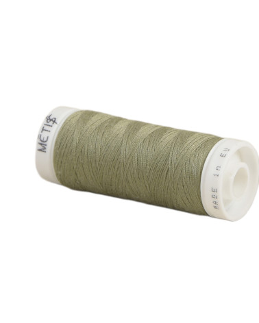 Bobine fil polyester 200m Oeko Tex fabriqué en Europe vert khaki