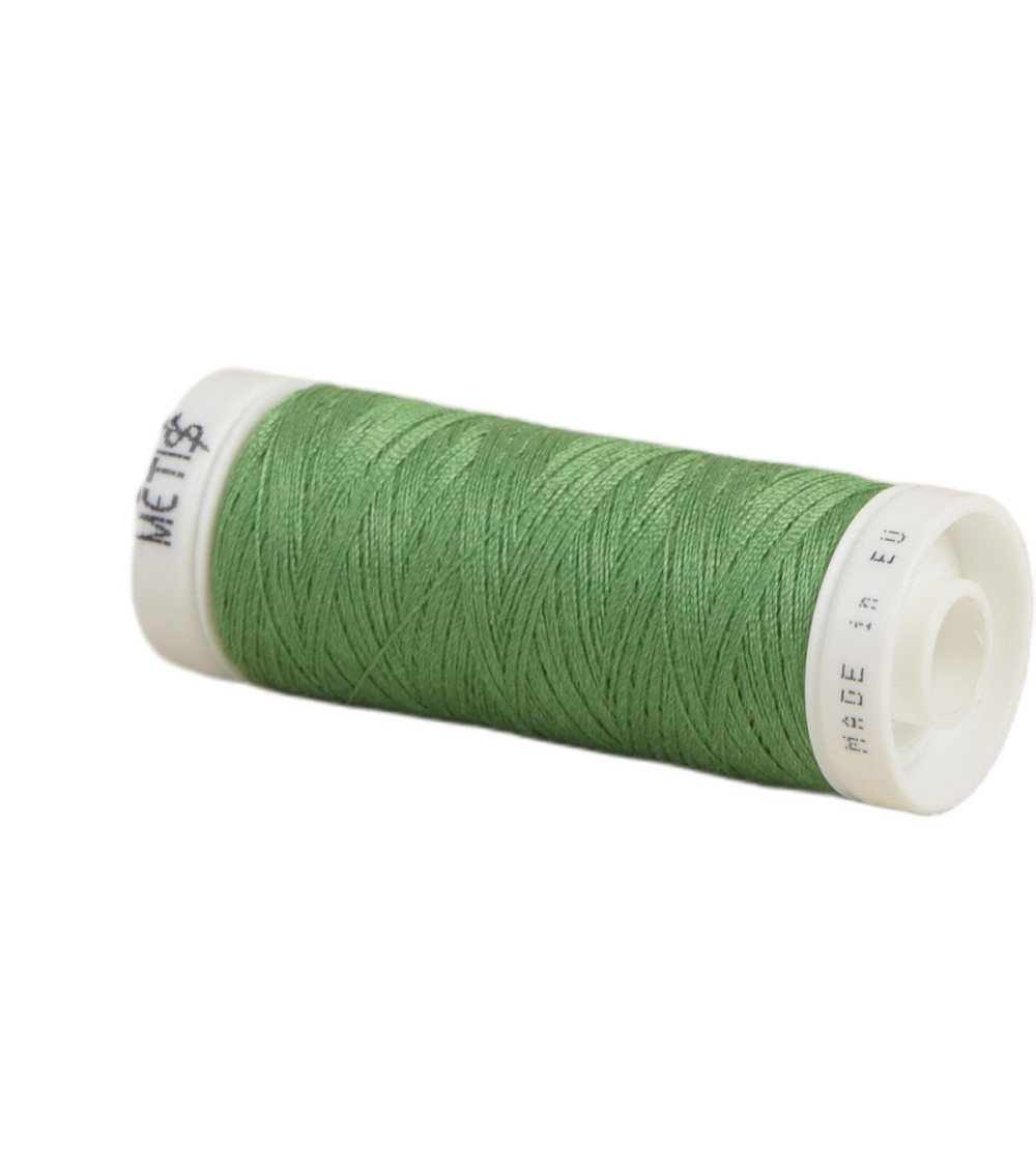 Bobine fil polyester 200m Oeko Tex fabriqué en Europe vert grenouille