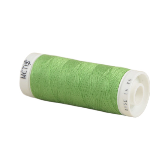 Bobine fil polyester 200m Oeko Tex fabriqué en Europe vert herbe