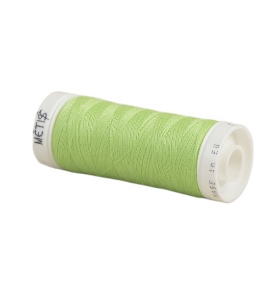 Bobine fil polyester 200m Oeko Tex fabriqué en Europe vert printemps