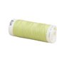 Bobine fil polyester 200m Oeko Tex fabriqué en Europe jaune limon