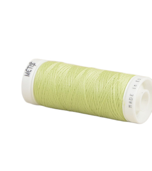 Bobine fil polyester 200m Oeko Tex fabriqué en Europe jaune limon