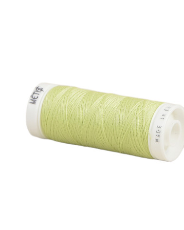 Bobine fil polyester 200m Oeko Tex fabriqué en Europe jaune limon