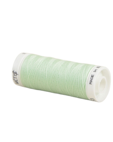Bobine fil polyester 200m Oeko Tex fabriqué en Europe vert menthe