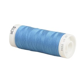 Bobine fil polyester 200m Oeko Tex fabriqué en Europe bleu dénim