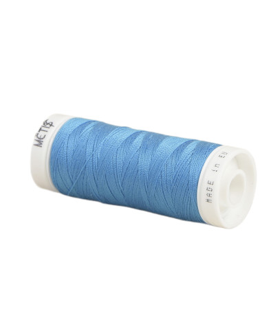Bobina hilo poliéster 200m Oeko Tex fabricado en Europa azul denim