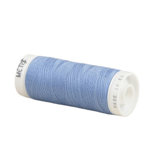 Bobine fil polyester 200m Oeko Tex fabriqué en Europe bleu cobalt