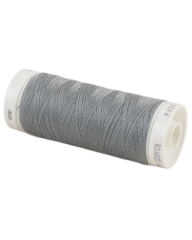 Bobine fil polyester 200m Oeko Tex fabriqué en Europe bleu azur