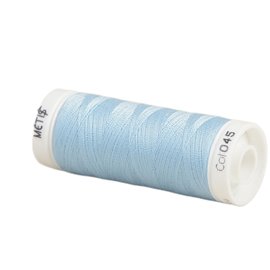 Bobine fil polyester 200m Oeko Tex fabriqué en Europe bleu bébé