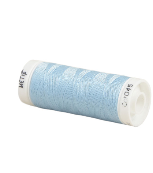 Polyester thread spool 200m Oeko Tex made in Europe baby blue