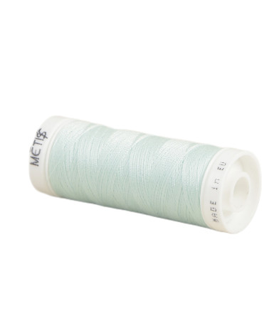 Bobine fil polyester 200m Oeko Tex fabriqué en Europe bleu-vert clair