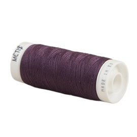 Bobine fil polyester 200m Oeko Tex fabriqué en Europe violet noir