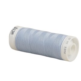 Bobine fil polyester 200m Oeko Tex fabriqué en Europe bleu doux