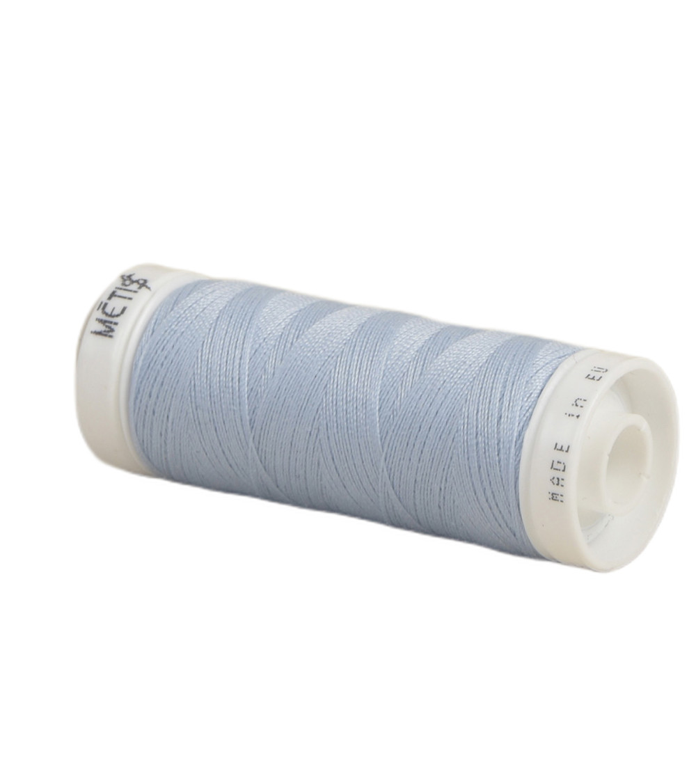 Polyester thread spool 200m Oeko Tex made in Europe soft blue