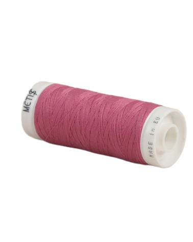 Spool of polyester thread 200m Oeko Tex made in Europe Pink Fuchsia