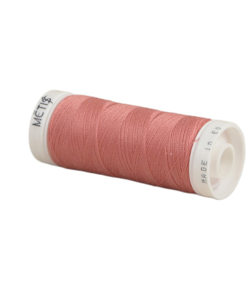 Bobine fil polyester 200m Oeko Tex fabriqué en Europe rouge homard