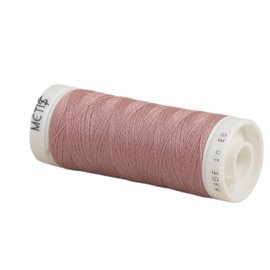 Bobine fil polyester 200m Oeko Tex fabriqué en Europe rose
