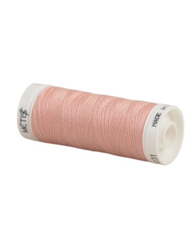 Bobine fil polyester 200m Oeko Tex fabriqué en Europe rosé