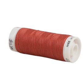 Bobine fil polyester 200m Oeko Tex fabriqué en Europe rouge camin