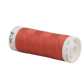 Bobine fil polyester 200m Oeko Tex fabriqué en Europe rouge signalisa