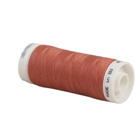 Bobine fil polyester 200m Oeko Tex fabriqué en Europe rouge sang