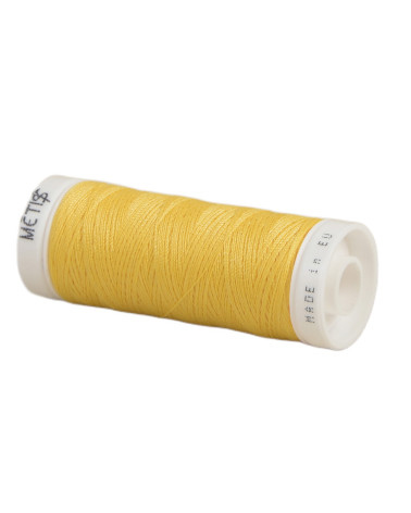 Spool of polyester thread 200m Oeko Tex made in Europe sunflower yellow