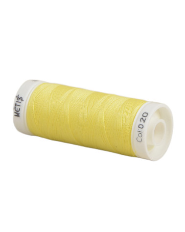 Bobina di filo di poliestere 200 m Oeko Tex prodotto in Europa giallo lime