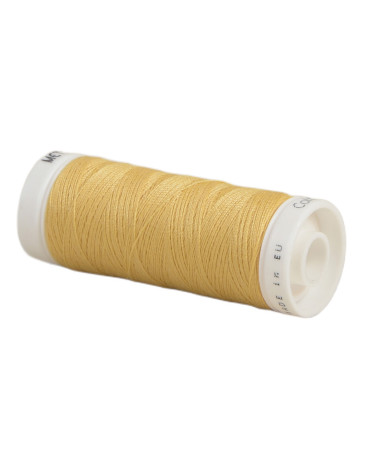 Spool of polyester thread 200m Oeko Tex made in Europe honey yellow