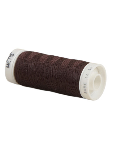 Bobina de hilo de poliéster 200m Oeko Tex fabricado en Europa rojo burdeos