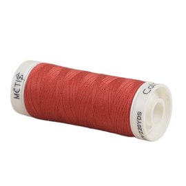 Bobine fil polyester 200m Oeko Tex fabriqué en Europe rouge feu