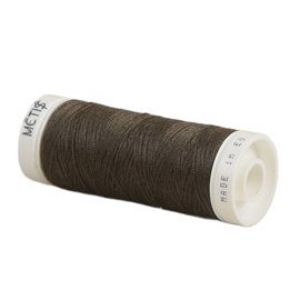 Bobine fil polyester 200m Oeko Tex fabriqué en Europe brun foncé