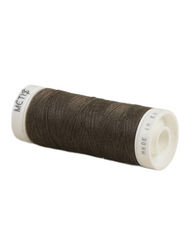 Spool of polyester thread 200m Oeko Tex made in Europe dark brown
